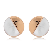 Show details for Brand New White Shell Stud Earrings with Full Guarantee