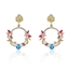 Show details for Unusual Casual Blue Dangle Earrings