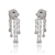 Picture of Copper or Brass Platinum Plated Dangle Earrings from Certified Factory