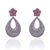 Picture of Nickel Free Gunmetal Plated Casual Dangle Earrings with No-Risk Refund
