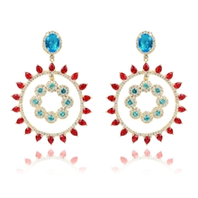 Show details for Copper or Brass Casual Dangle Earrings at Super Low Price