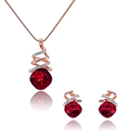 Picture of Independent Design Crystal Zinc-Alloy 2 Pieces Jewelry Sets