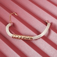 Picture of Nickel Free Gold Plated Dubai Fashion Bracelet with No-Risk Refund