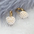 Picture of Great Artificial Pearl Casual Small Hoop Earrings