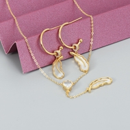 Picture of Delicate Copper or Brass Necklace and Earring Set with Worldwide Shipping