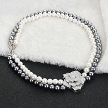 Show details for Low Cost Platinum Plated Copper or Brass Pendant Necklace with Low Cost