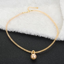 Show details for Copper or Brass Classic Pendant Necklace at Great Low Price