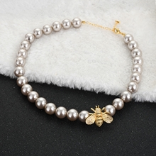 Show details for Copper or Brass Gold Plated Pendant Necklace From Reliable Factory