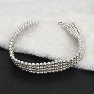 Show details for Sparkling Casual Platinum Plated Pendant Necklace