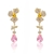 Picture of Luxury Cubic Zirconia Dangle Earrings with Wow Elements