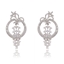 Show details for Sparkly Big Copper or Brass Dangle Earrings