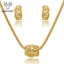 Show details for Cheap Dubai Style None-Stone 2 Pieces Jewelry Sets