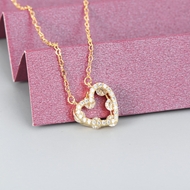 Show details for Delicate Copper or Brass Pendant Necklace with Fast Delivery