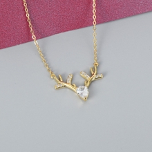 Show details for Staple Small Gold Plated Pendant Necklace
