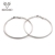 Picture of Natural Designed Platinum Plated Hoop Earrings