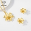 Show details for Most Popular Casual Gold Plated Necklace and Earring Set