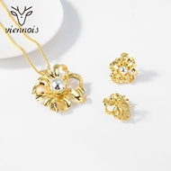 Picture of Hypoallergenic Gold Plated Casual Necklace and Earring Set with Easy Return