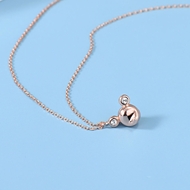 Picture of 16 Inch Rose Gold Plated Pendant Necklace in Flattering Style