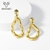 Picture of Dubai Gold Plated Dangle Earrings with Beautiful Craftmanship