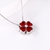 Picture of Clover Swarovski Element Pendant Necklace with Beautiful Craftmanship