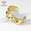 Show details for Low Cost Gold Plated Artificial Crystal Fashion Bangle with Low Cost