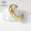 Show details for Dubai Gold Plated Cuff Bangle with Speedy Delivery