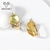 Picture of Fancy Big Gold Plated Stud Earrings