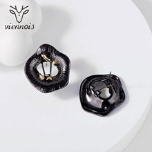 Show details for Beautiful Big Zinc Alloy Stud Earrings
