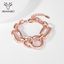 Show details for Dubai Rose Gold Plated Fashion Bracelet with Worldwide Shipping