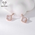 Picture of Reasonably Priced Platinum Plated Copper or Brass Stud Earrings for Female