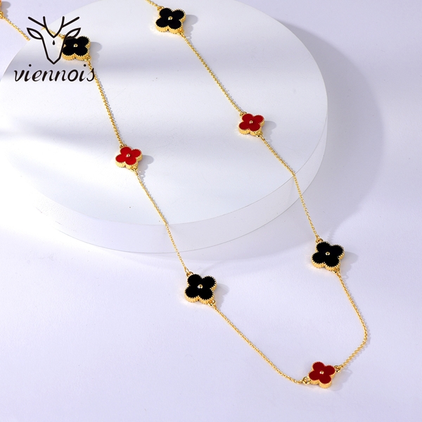 Picture of Delicate Enamel Small Long Chain Necklace