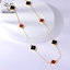 Show details for Delicate Enamel Small Long Chain Necklace
