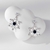 Picture of Hypoallergenic Platinum Plated Copper or Brass Stud Earrings with Easy Return