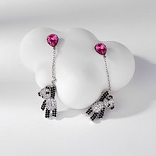 Show details for Shop Platinum Plated Copper or Brass Dangle Earrings with Wow Elements