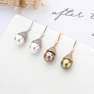 Picture of Charming White Luxury Dangle Earrings As a Gift
