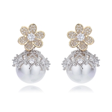 Show details for Amazing Medium Copper or Brass Dangle Earrings