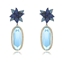 Show details for Beautiful Cubic Zirconia Gold Plated Dangle Earrings