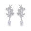 Show details for Low Cost Platinum Plated Casual Dangle Earrings with Full Guarantee