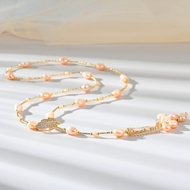 Picture of Impressive Pink Gold Plated Long Pendant with Low MOQ