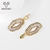 Picture of Hypoallergenic Gold Plated Dubai Dangle Earrings from Certified Factory