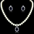 Picture of Online Wholesale Cubic Zirconia Platinum Plated 2 Pieces Jewelry Sets