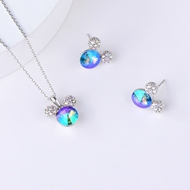 Show details for Filigree Small Colorful 2 Piece Jewelry Set