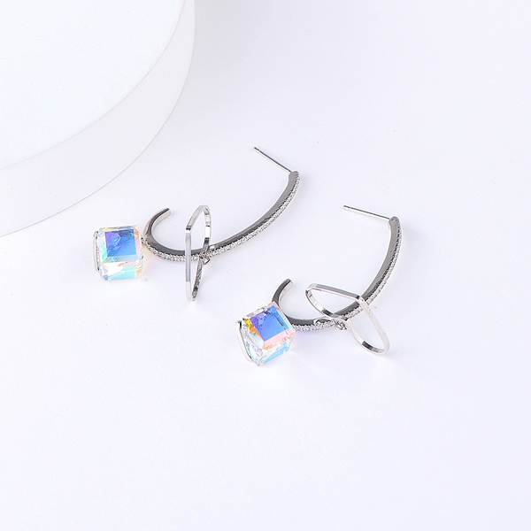 Picture of Small Colorful Dangle Earrings in Bulk