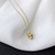 Picture of Top Cubic Zirconia Gold Plated Pendant Necklace