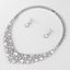 Show details for Copper or Brass Platinum Plated 2 Piece Jewelry Set with Full Guarantee