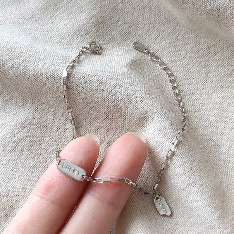 Hypoallergenic Platinum Plated 925 Sterling Silver Fashion Bracelet