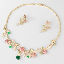 Show details for Luxury Colorful 2 Piece Jewelry Set with Fast Shipping