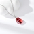 Picture of Buy Platinum Plated Red Pendant Necklace with Low Cost