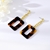 Picture of Bulk Rose Gold Plated Black Dangle Earrings Exclusive Online