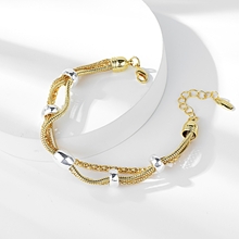 Show details for Beautiful Medium Gold Plated Fashion Bracelet